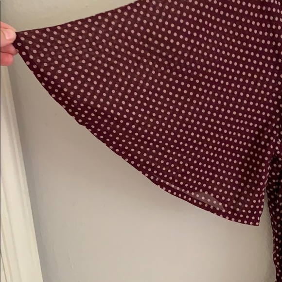 NWT Emily and Fin Susanna Polka Dot Midi Dress - Picture 8 of 10